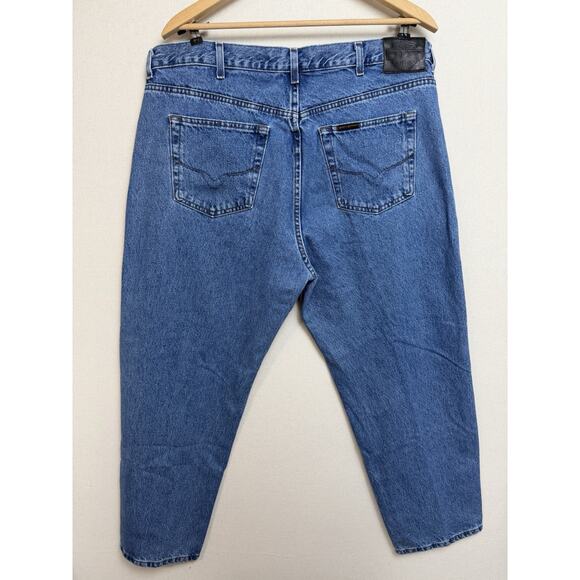 Harley Davidson Jeans Men’s Size 42x30 Blue Denim Motorcycle Biker Medium Wash - Picture 11 of 16